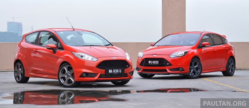 GALLERY: Ford Fiesta ST and Focus ST compared 298419