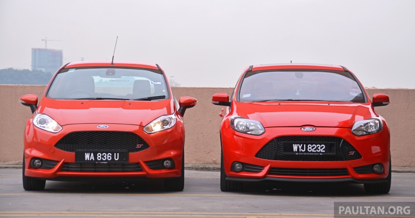 GALLERY: Ford Fiesta ST and Focus ST compared 298417