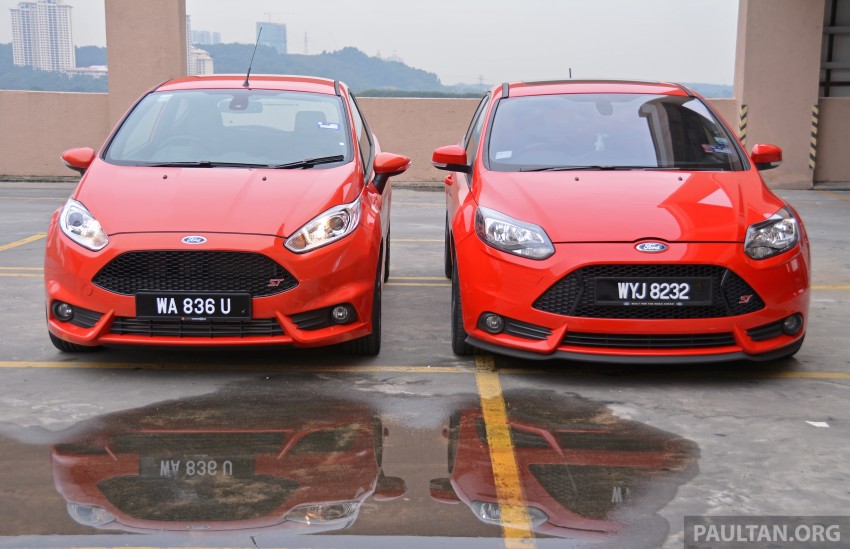 GALLERY: Ford Fiesta ST and Focus ST compared 298416