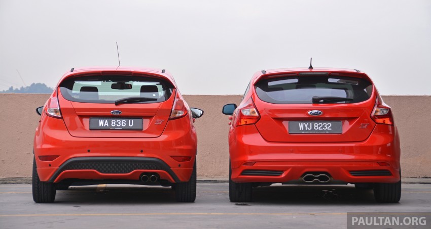 GALLERY: Ford Fiesta ST and Focus ST compared 298415
