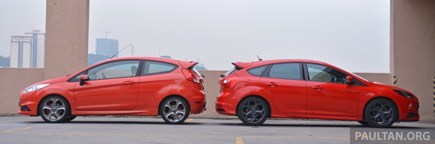 GALLERY: Ford Fiesta ST and Focus ST compared 298414