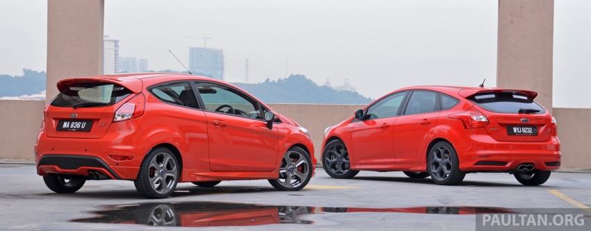 GALLERY: Ford Fiesta ST and Focus ST compared 298413