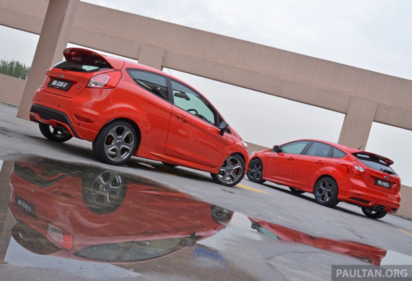 GALLERY: Ford Fiesta ST and Focus ST compared 298411