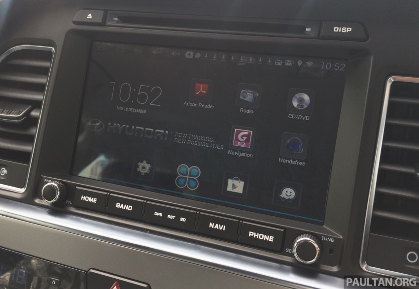 VIDEO: Hyundai Sonata LF has an Android head unit 297000