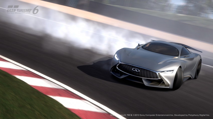 Infiniti Concept Vision Gran Turismo zooms onto GT6 297078
