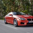 Facelifted BMW M6 trio revealed prior to Detroit debut