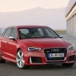 VIDEO: 2016 Audi RS3 emerges from mother R8 V10