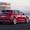 VIDEO: 2016 Audi RS3 emerges from mother R8 V10