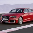 VIDEO: 2016 Audi RS3 emerges from mother R8 V10