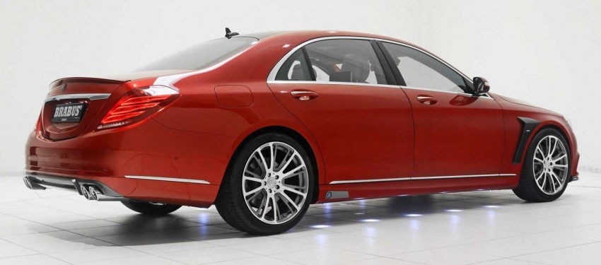 Brabus prepares a red W222 S-Class for Santa Claus 297612