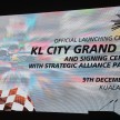 KL City Grand Prix launched – set for August 7-9, 2015