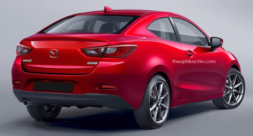 Mazda 2 Coupe rendered – unlikely, but quite sightly 292956