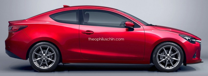 Mazda 2 Coupe rendered – unlikely, but quite sightly 292957