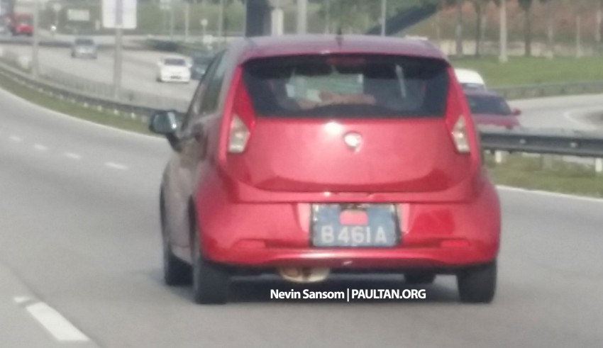 Different bumper spotted – is this the Proton Iriz SV? 297532