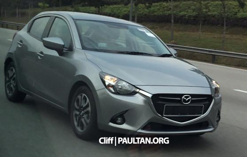 SPIED: 2015 Mazda 2 hatchback spotted in Malaysia 305793