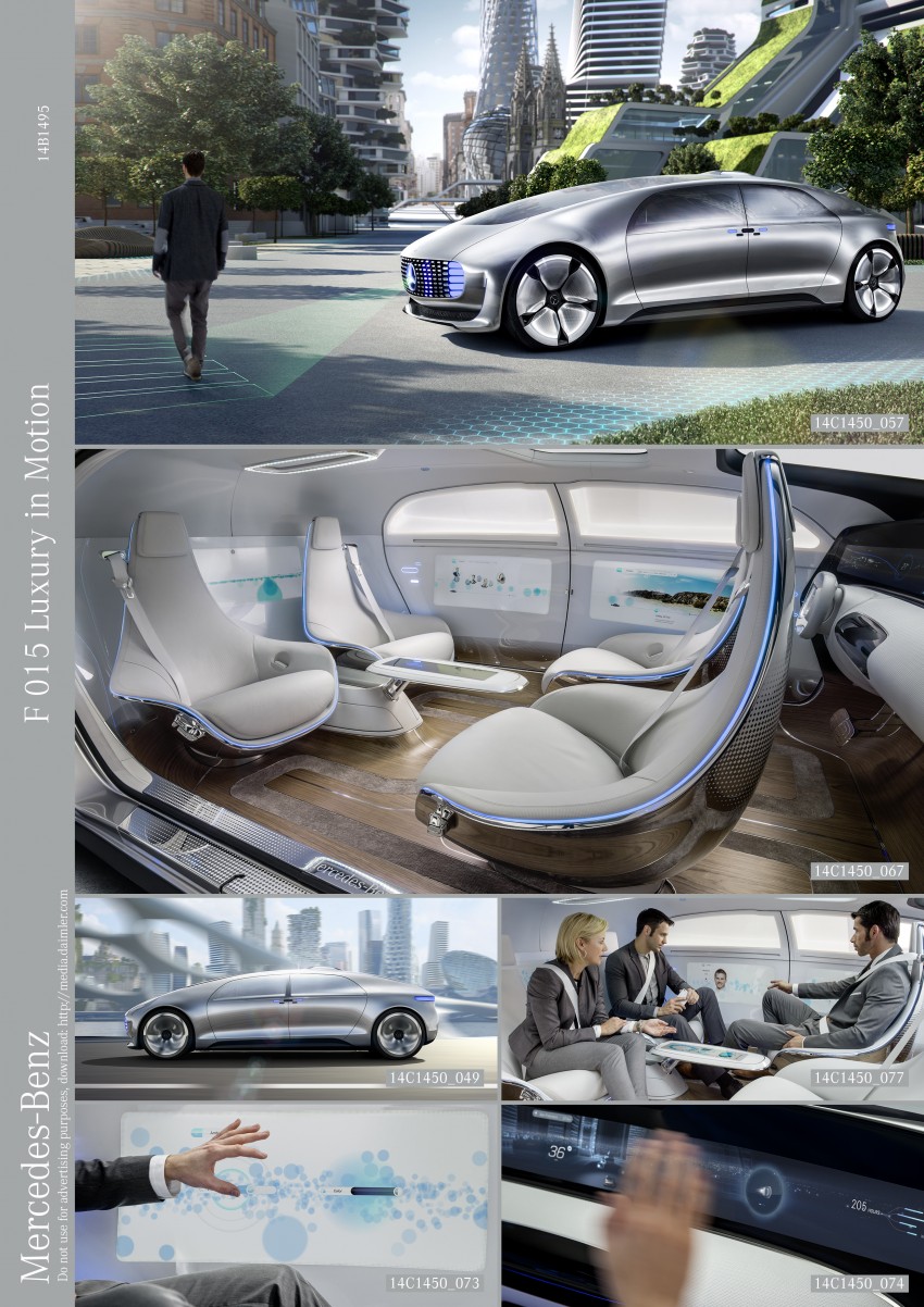Mercedes-Benz F 015 Luxury in Motion debuts at CES 300875