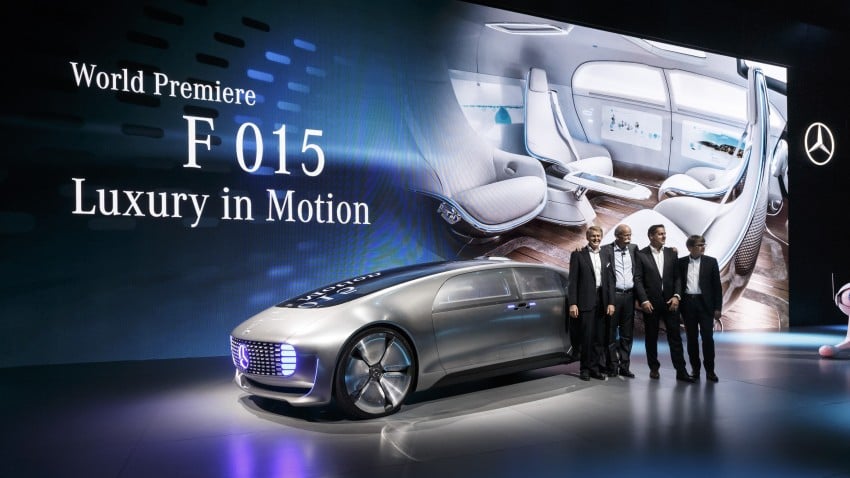 Mercedes-Benz F 015 Luxury in Motion debuts at CES 300805