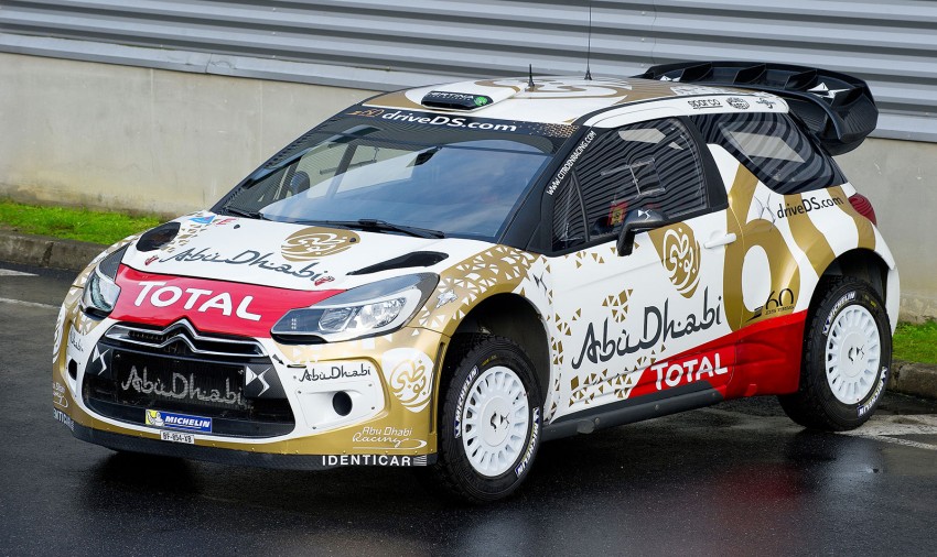 New “60th anniversary” livery for the Citroen DS3 WRC 305090