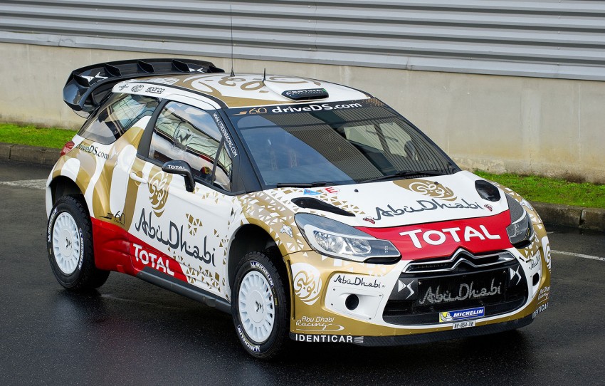 New “60th anniversary” livery for the Citroen DS3 WRC 305091
