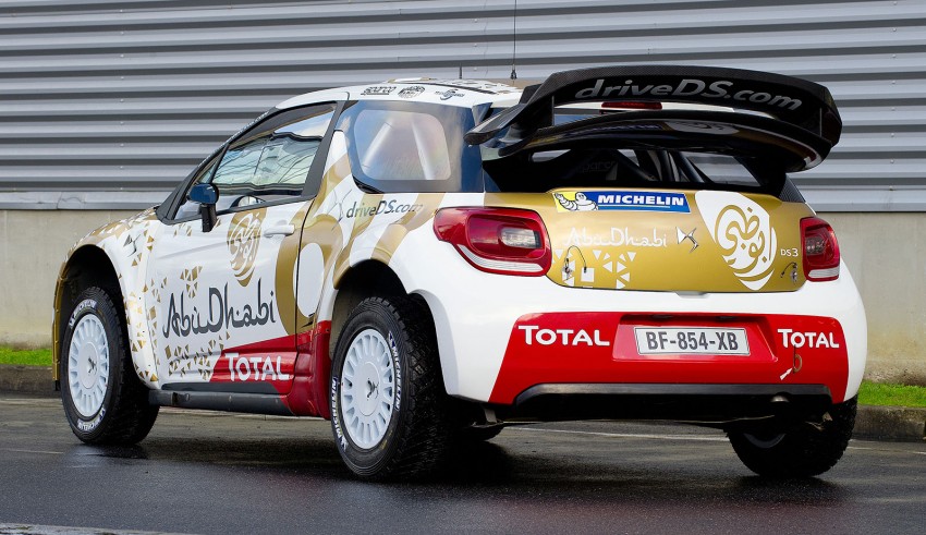 New “60th anniversary” livery for the Citroen DS3 WRC 305092