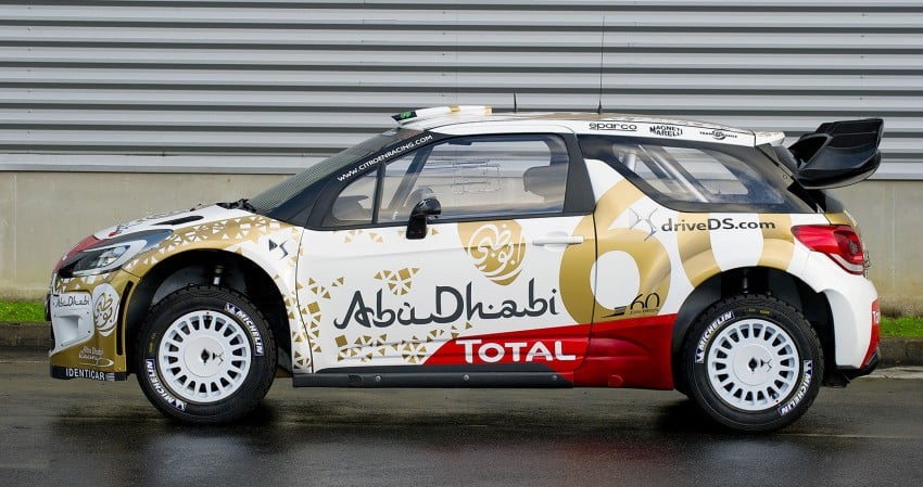 New “60th anniversary” livery for the Citroen DS3 WRC 305093