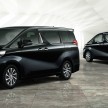 2016 Toyota Vellfire 2.5, Alphard 3.5 and 3.5 Executive Lounge confirmed for Malaysia – full specs