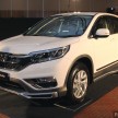 Honda CR-V facelift launched in Malaysia – new 2.0L 2WD, 2.0L 4WD and 2.4L 4WD, from RM139,800