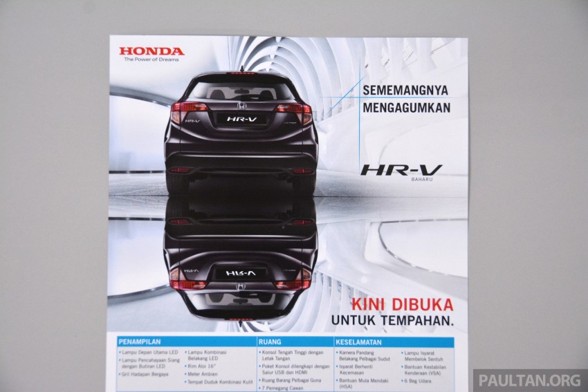 Honda HR-V on show in Malaysia – order books open 300179