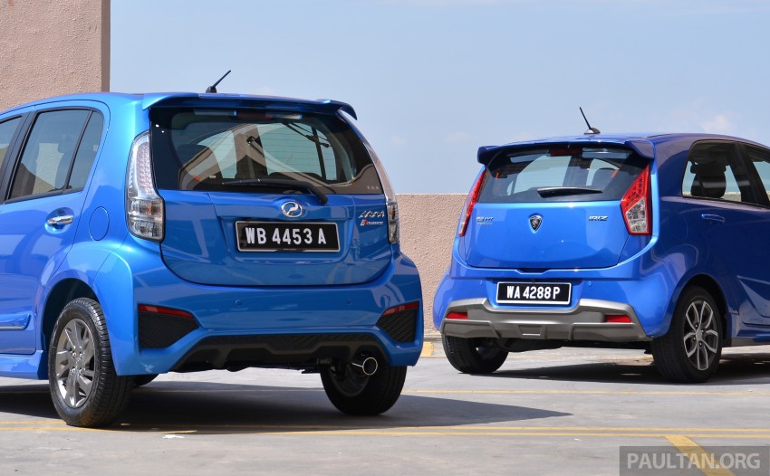 GALLERY: 2015 Perodua Myvi facelift vs Proton Iriz Image #304758