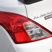 Nissan Almera kini didatangkan dengan lampu nyalaan siang LED di Malaysia, untuk semua varian