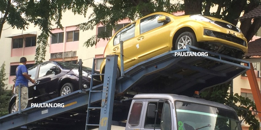SPYSHOTS: 2015 Perodua Myvi facelift undisguised 303458