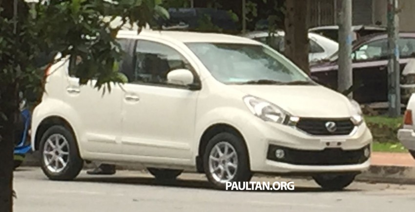 SPYSHOTS: 2015 Perodua Myvi facelift undisguised 303454