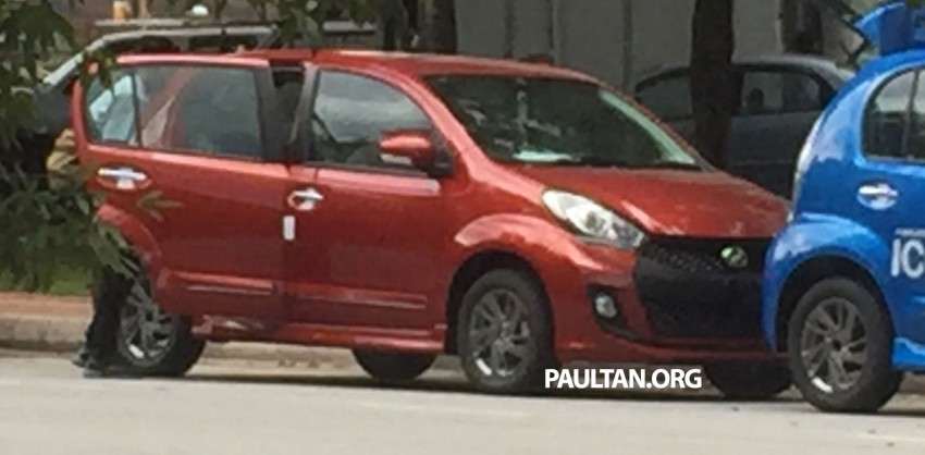 SPYSHOTS: 2015 Perodua Myvi facelift undisguised 303452