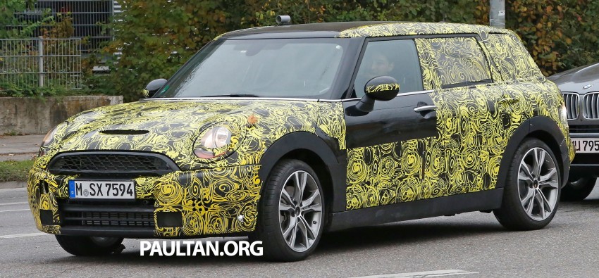 SPYSHOTS: MINI Clubman shows off its interior 300465