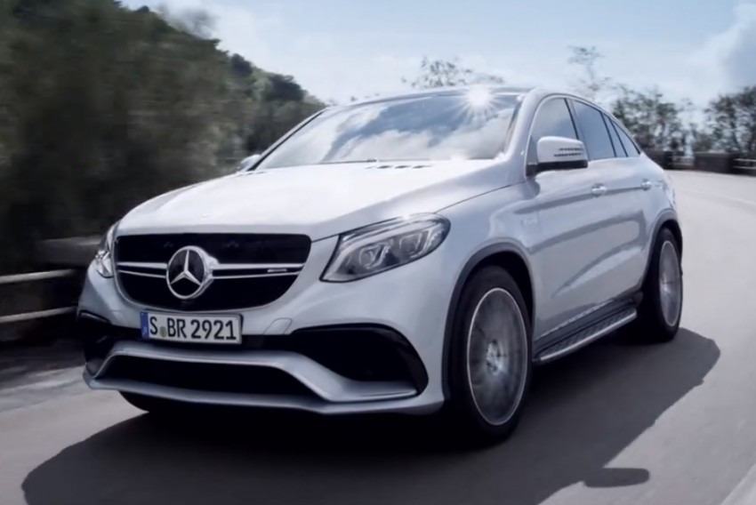 Mercedes-Benz GLE 63 AMG Coupe teased ahead of Detroit, GLE 450 AMG Coupe to star in Jurassic World 301572