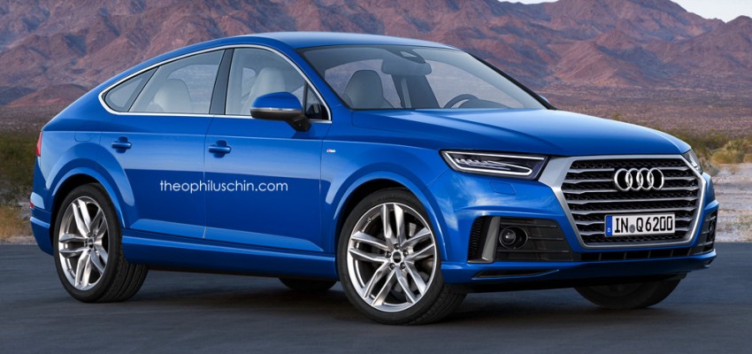 Audi Q6 rendered – X6, GLE Coupe rival considered 306794