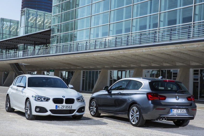 F20 BMW 1 Series facelift unveiled – new face and rear end, 116i and 116d get 1.5 litre three-cylinder engines 303950