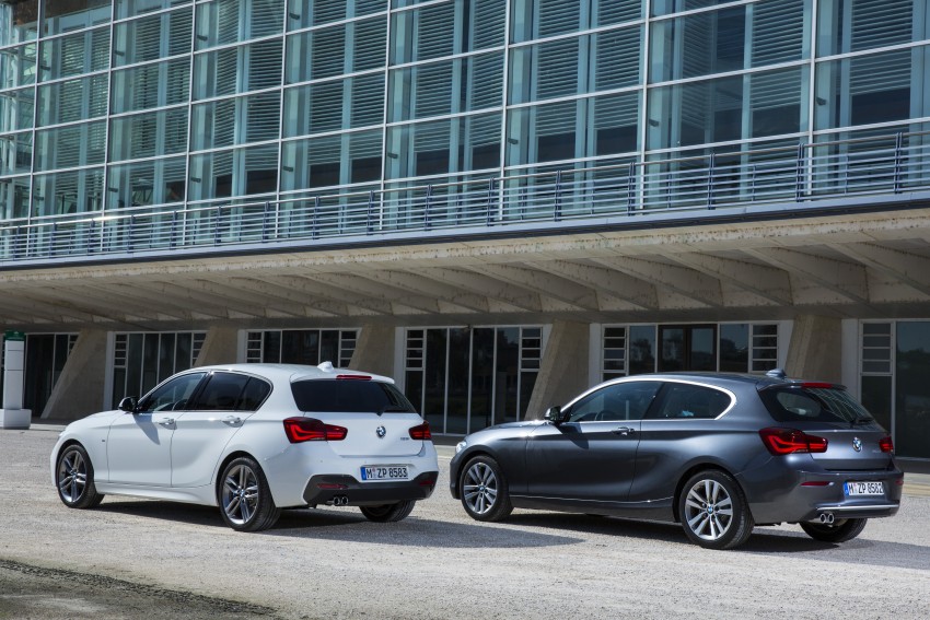 F20 BMW 1 Series facelift unveiled – new face and rear end, 116i and 116d get 1.5 litre three-cylinder engines 303951