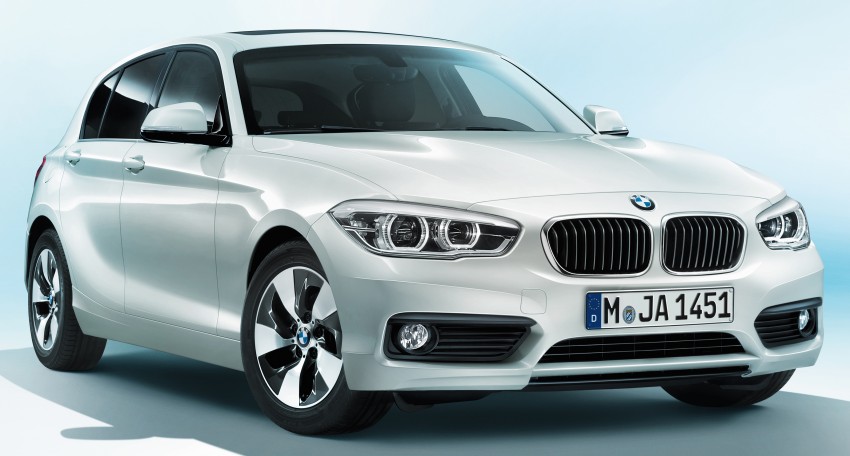 F20 BMW 1 Series facelift unveiled – new face and rear end, 116i and 116d get 1.5 litre three-cylinder engines 304142