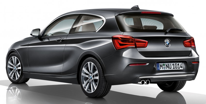 F20 BMW 1 Series facelift unveiled – new face and rear end, 116i and 116d get 1.5 litre three-cylinder engines 304151