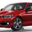 F20 BMW 1 Series facelift unveiled – new face and rear end, 116i and 116d get 1.5 litre three-cylinder engines