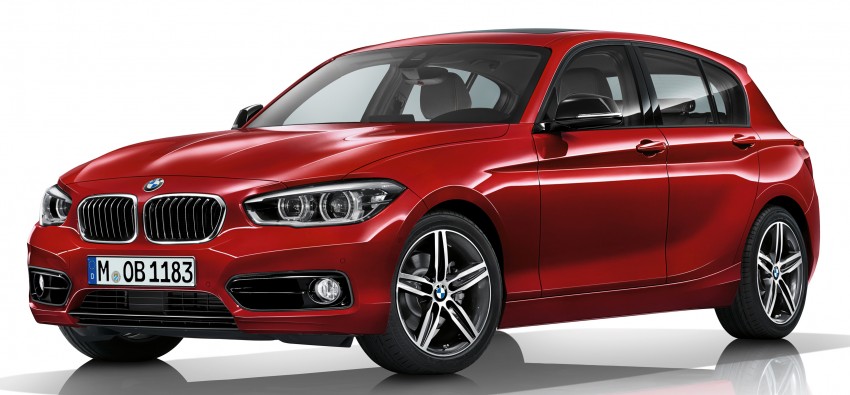 F20 BMW 1 Series facelift unveiled – new face and rear end, 116i and 116d get 1.5 litre three-cylinder engines 304152
