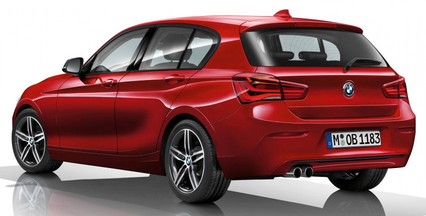 F20 BMW 1 Series facelift unveiled – new face and rear end, 116i and 116d get 1.5 litre three-cylinder engines 304153
