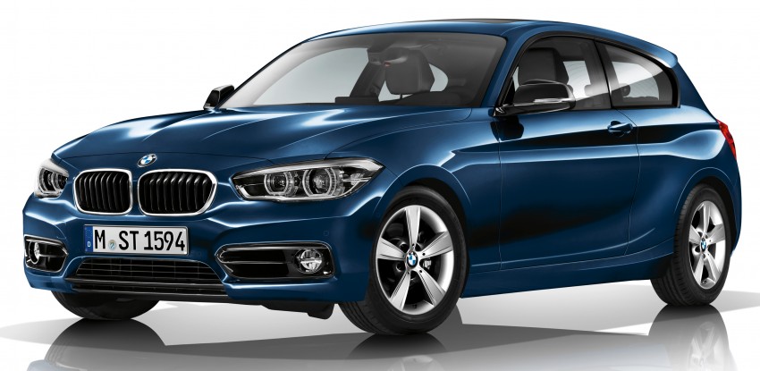 F20 BMW 1 Series facelift unveiled – new face and rear end, 116i and 116d get 1.5 litre three-cylinder engines 304154