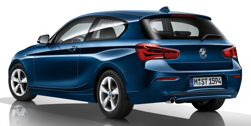 F20 BMW 1 Series facelift unveiled – new face and rear end, 116i and 116d get 1.5 litre three-cylinder engines 304155