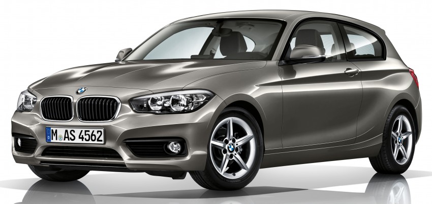 F20 BMW 1 Series facelift unveiled – new face and rear end, 116i and 116d get 1.5 litre three-cylinder engines 304158