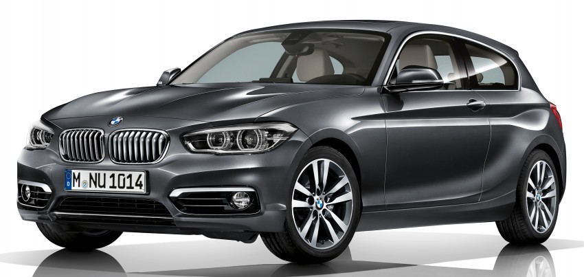 F20 BMW 1 Series facelift unveiled – new face and rear end, 116i and 116d get 1.5 litre three-cylinder engines 304150