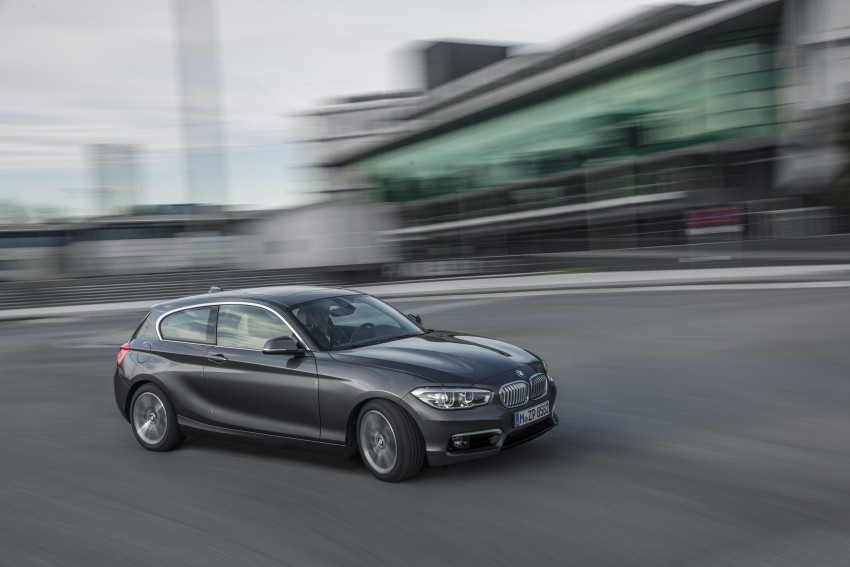 F20 BMW 1 Series facelift unveiled – new face and rear end, 116i and 116d get 1.5 litre three-cylinder engines 304018