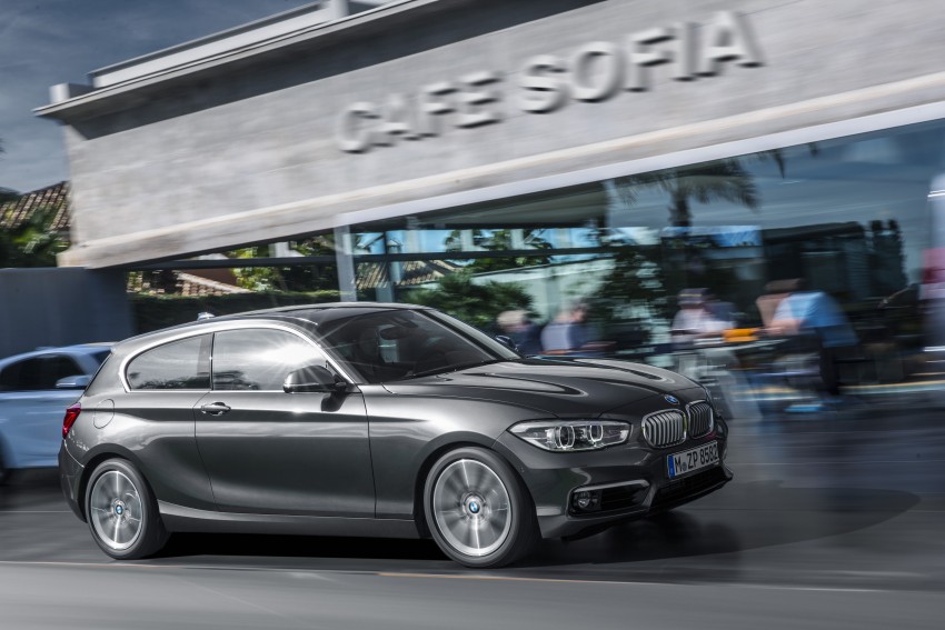 F20 BMW 1 Series facelift unveiled – new face and rear end, 116i and 116d get 1.5 litre three-cylinder engines 304023