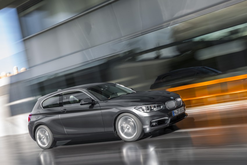 F20 BMW 1 Series facelift unveiled – new face and rear end, 116i and 116d get 1.5 litre three-cylinder engines 304024